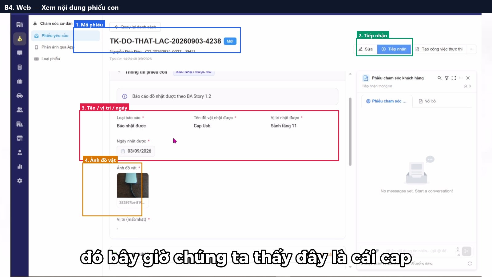 B4. Web — Xem nội dung phiếu con